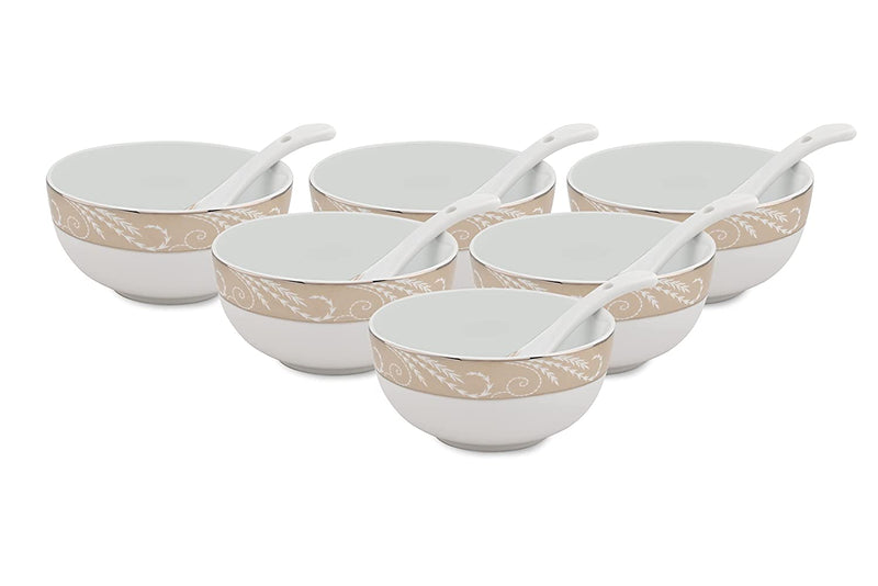 16201 B Soup Bowl 6PC. & Soup Spoon 6 PC