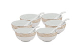 16201 B Soup Bowl 6PC. & Soup Spoon 6 PC