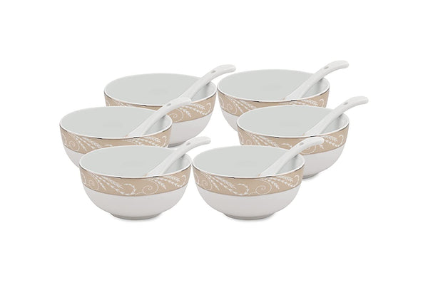 16201 B Soup Bowl 6PC. & Soup Spoon 6 PC