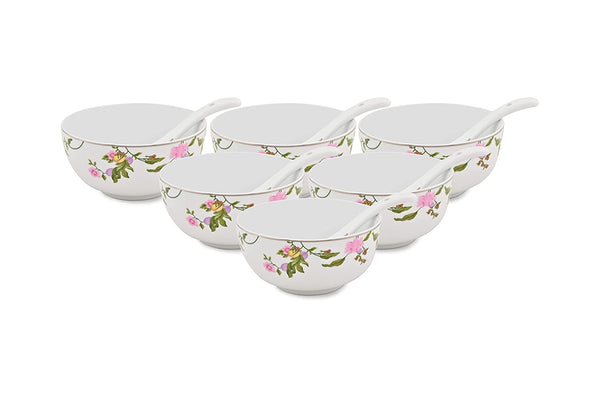 16522 Soup Bowl 6PC. & Soup Spoon 6 PC