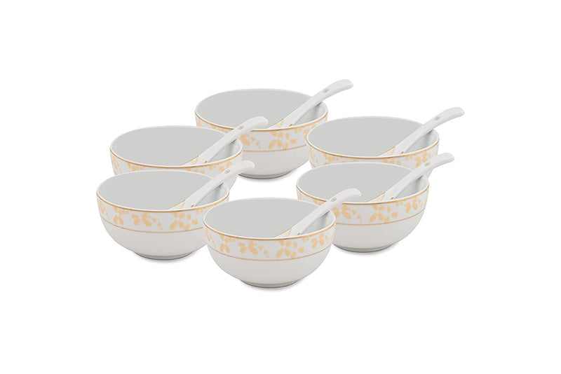 16224C Soup Bowl 6PC. & Soup Spoon 6 PC