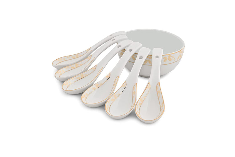 16224C Soup Bowl 6PC. & Soup Spoon 6 PC