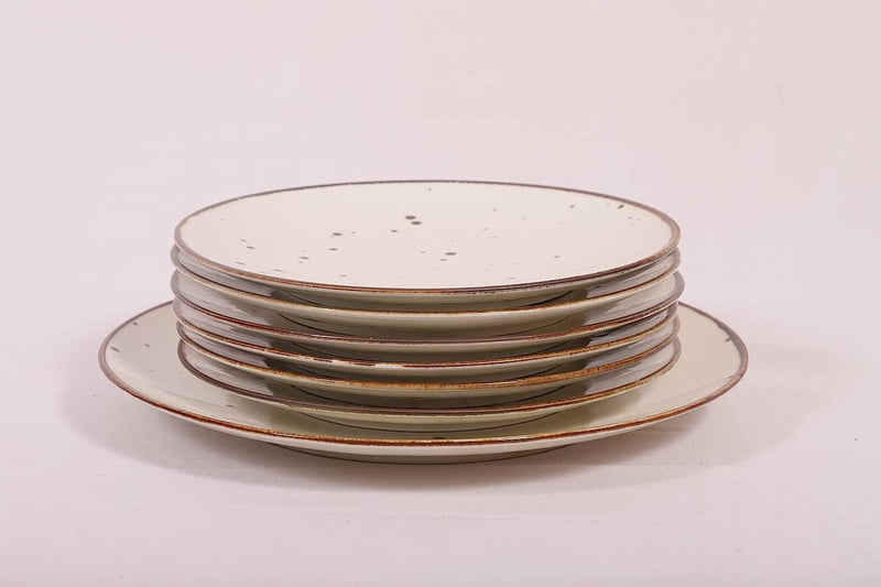 Cottage Ivory Full Plate Set of 6 pc
