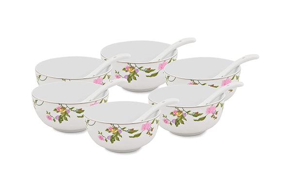 16522 Soup Bowl 6PC. & Soup Spoon 6 PC