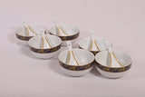 Summer Gold Soup Bowl 6PC. & Soup Spoon 6 PC