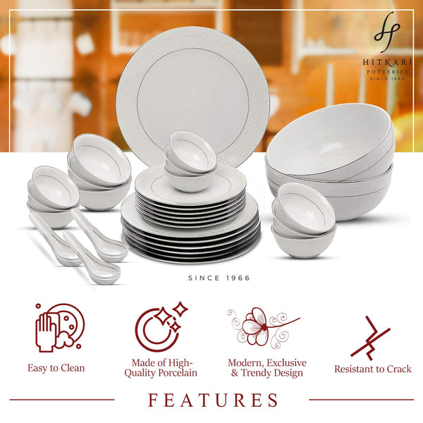 12222 PL Dinner Set 33 pc