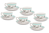 JAHANARA - 17 PC. TEA SET