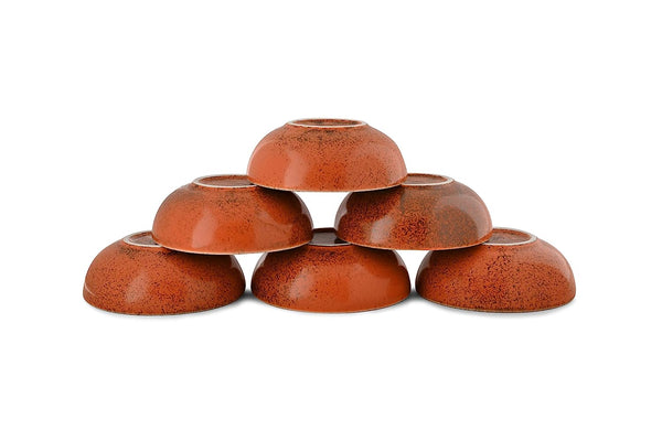 Sunset Specks Veg Bowl Set-6 Pcs.