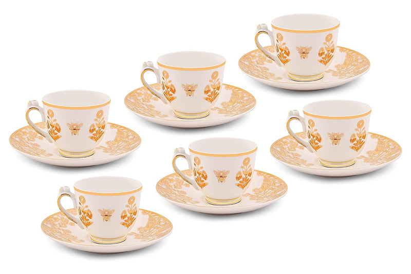 JANNAT - 12 PC. COFFEE CUP & SAUCER