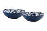 Cinnaflower Indigo Serving Bowl 2 PC