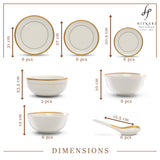 20861 Dinner set 33 pc.