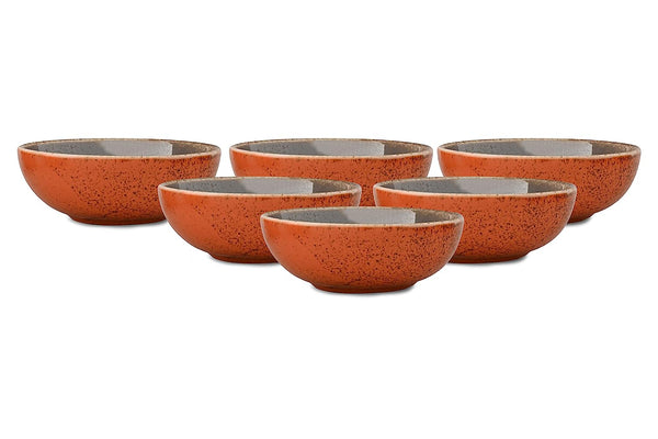 Sunset Specks Veg Bowl Set-6 Pcs.