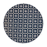 CINNAFLOWER Indigo Rice Plate Set of 1 Pc