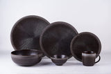 Rustic Brown Dinner Set 21pc