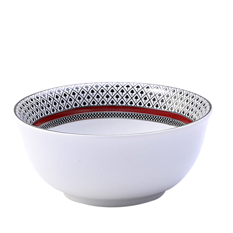 BURGUNDY DINNER SET 33 PCS