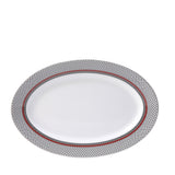 BURGUNDY DINNER SET 33 PCS