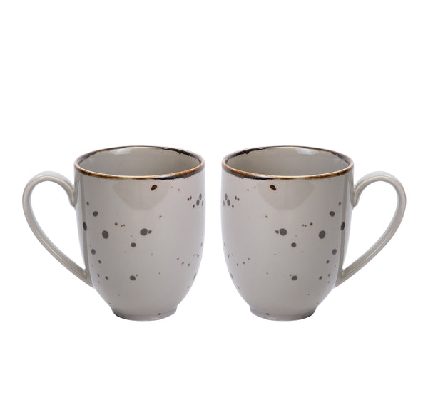 White sparkle Coffee Mugs Set of 2