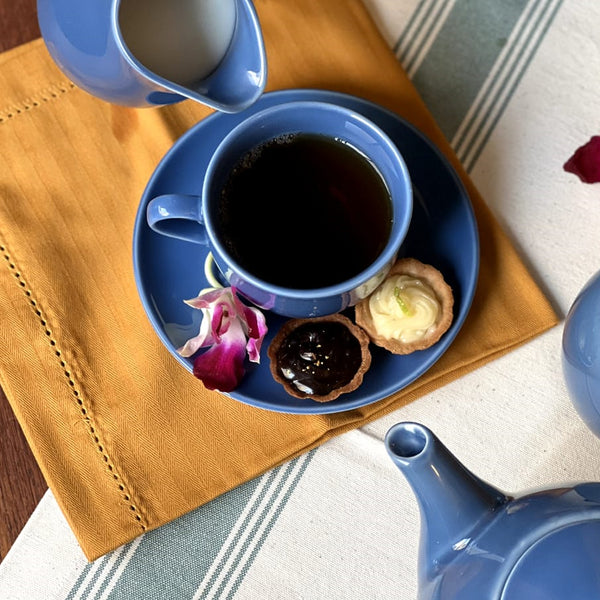 BLUE OCEAN - 12 PC. CUP AND SAUCER SET