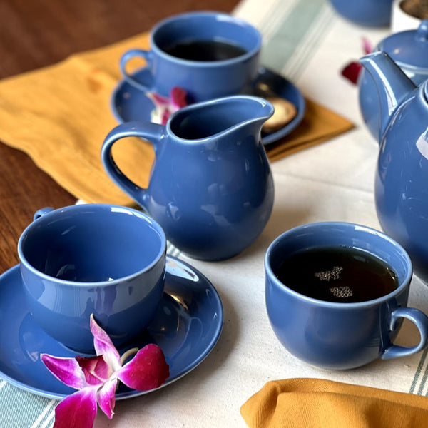 BLUE OCEAN - 17 PC. TEA SET