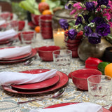 CRIMSON ROSE - 18 PC. DINNER SET