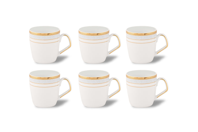 Blue Elegance Coffee Mug Set of 6pc.