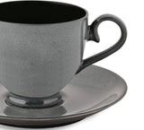 GREY NIGHT - 12 PC. CUP AND SAUCER SET