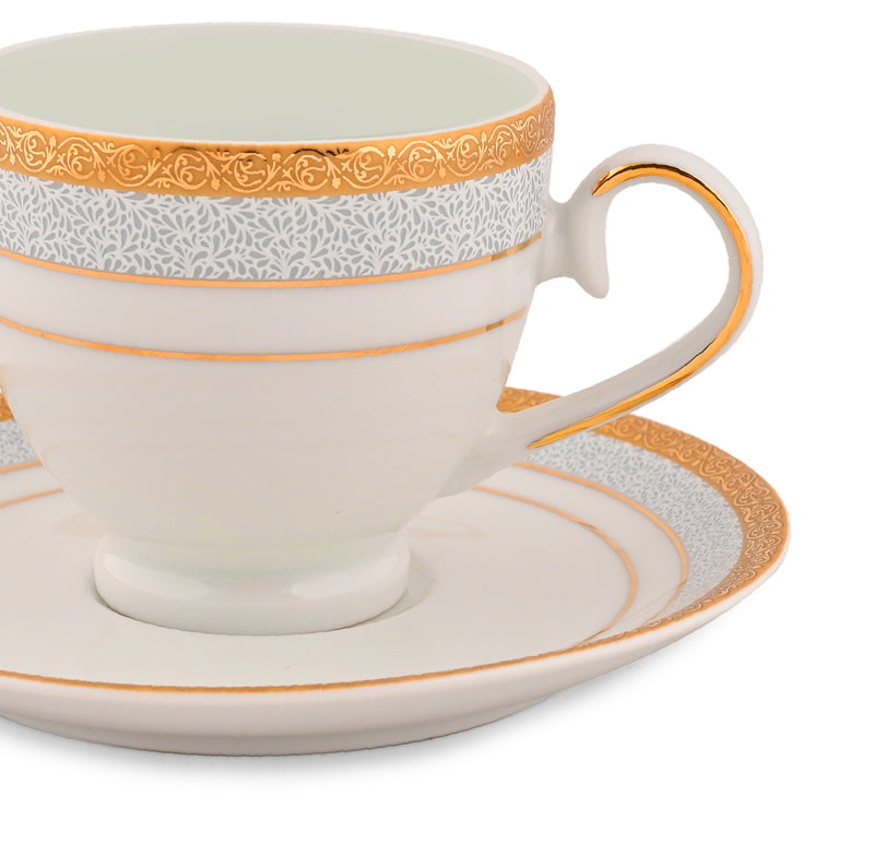 Blue Elegance Cups & Saucer Set of 12 pcs