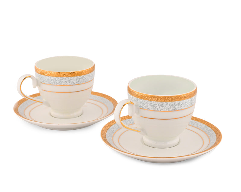 Blue Elegance Cups & Saucer Set of 12 pcs