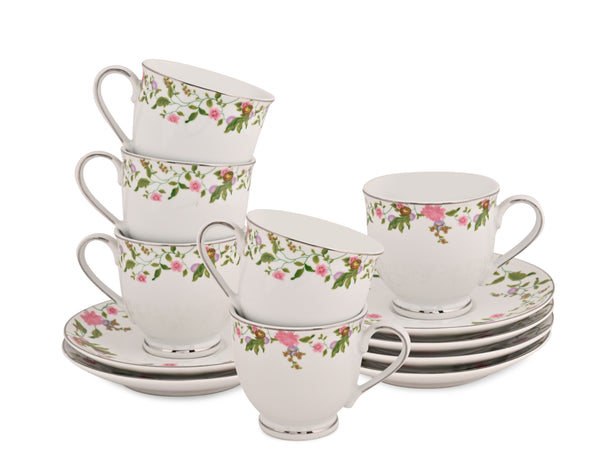 16522 CUP & SAUCER SET OF 12PCS