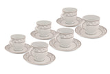 12206 - 12 PC. CUP AND SAUCER SET