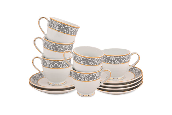 VERONA - 12 PC. CUP AND SAUCER SET