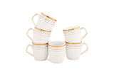 Blue Elegance Coffee Mug Set of 6pc.