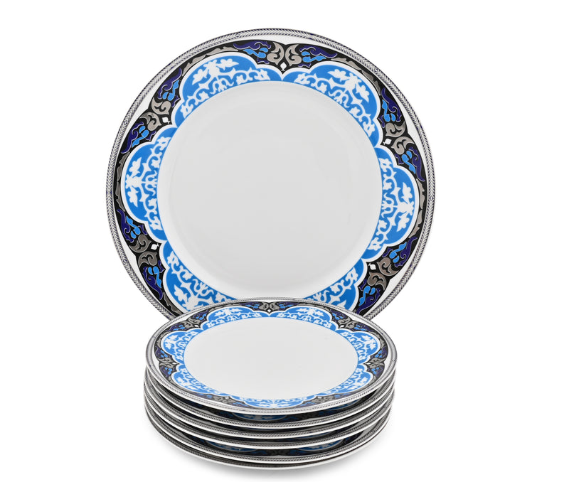 MARRAKECH -1 FULL PLATE, 6 QTR PLATE- 7 PC. SNACKS SET