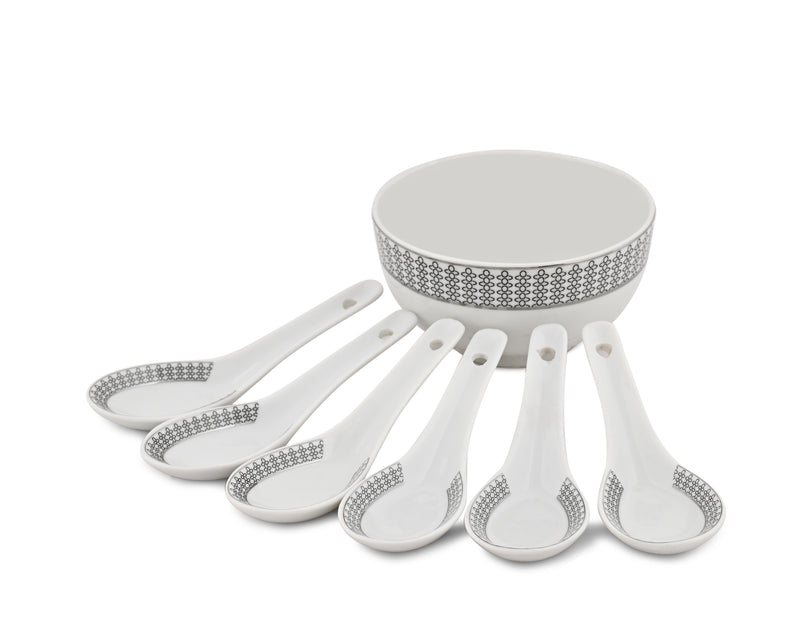 Windsor Soup Bowl 6PC. & Soup Spoon 6 PC