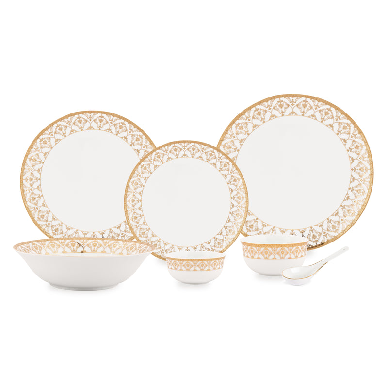 Golden Glory Dinner Set 33 Pcs