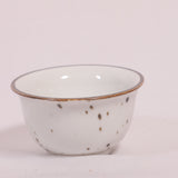 Hitkari Porcelain White Sparkle Veg Bowl Set-6 Pcs