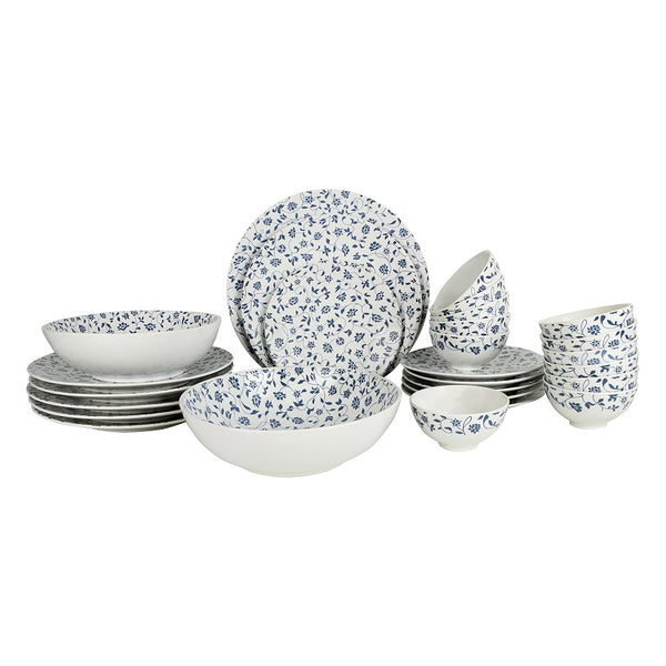 NOEY BLUE - 21 PC. DINNER SET