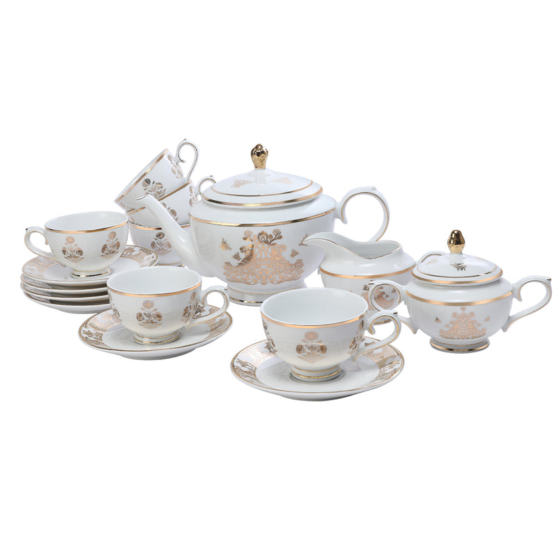 JANNAT - 17 PC. TEA SET