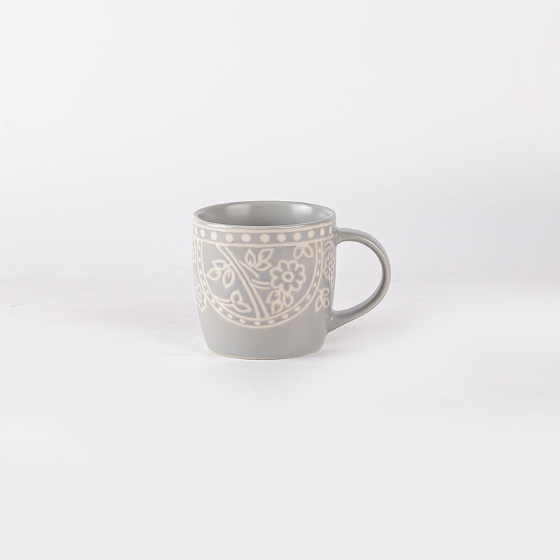 MILA LIGHT GREY - 6 PC. MUG SET