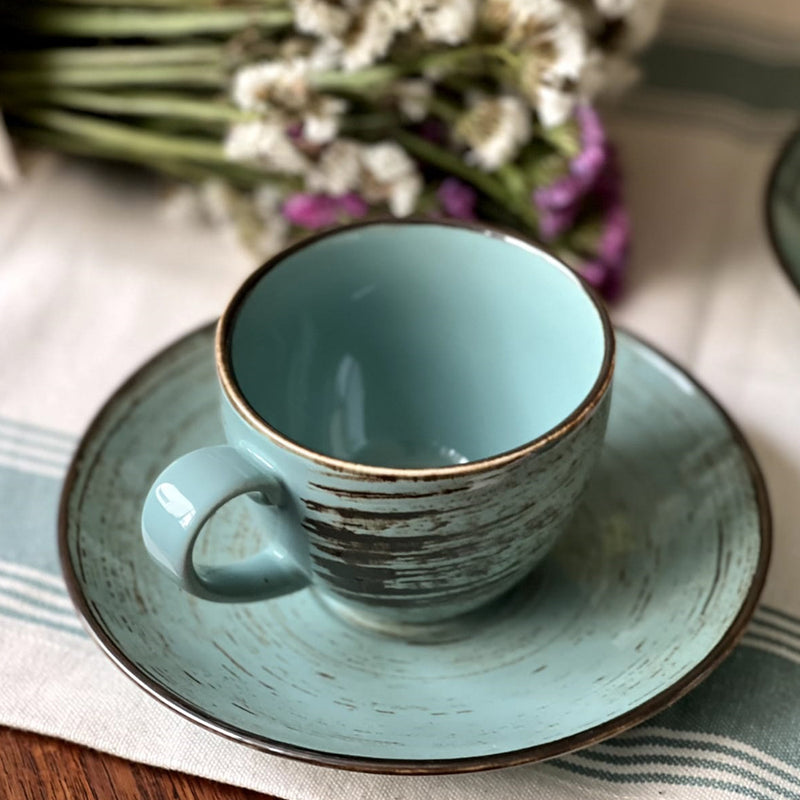 NOSTALIGIA TIFFANI - 12 PC. CUP AND SAUCER SET