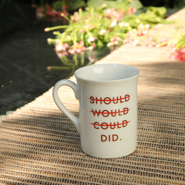 SHOULD /WOULD /COULD/DID - 2 PC. MUG SET