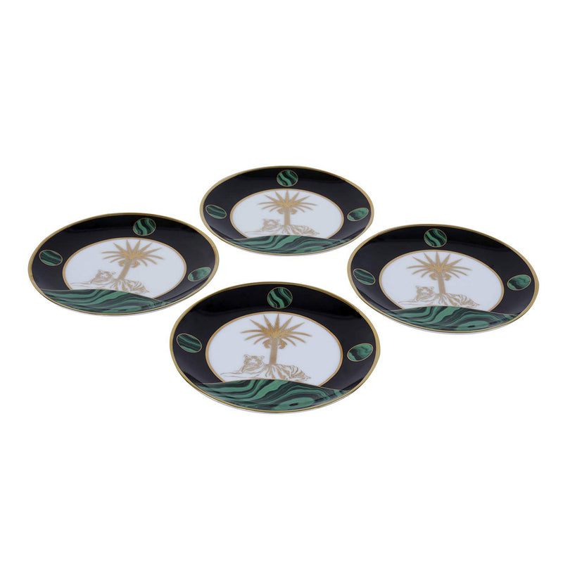SNACK PLATES SET OF 4
