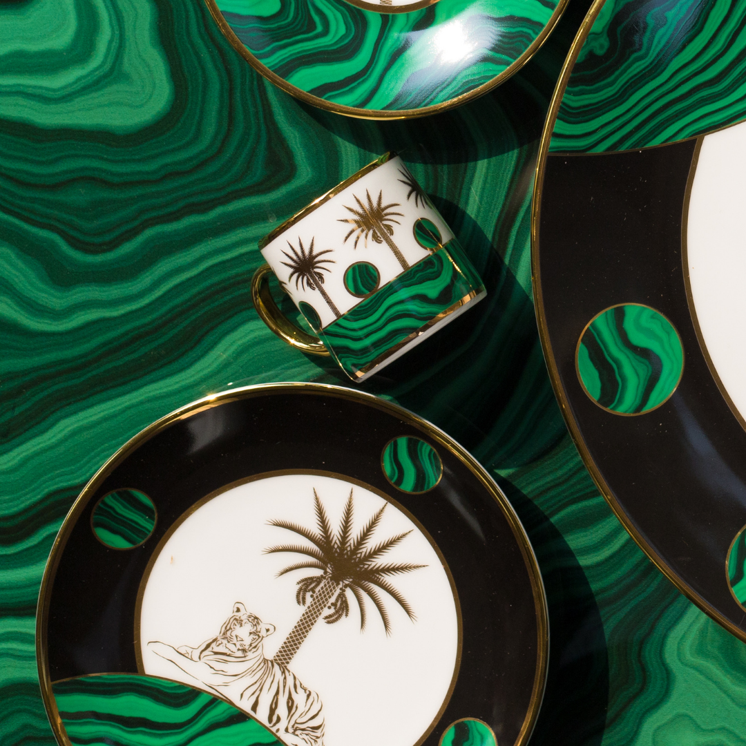 SNACK PLATES SET OF 4 Hitkari Potteries