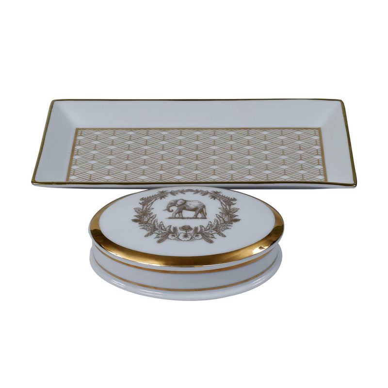 TRINKET TRAY AND BOX