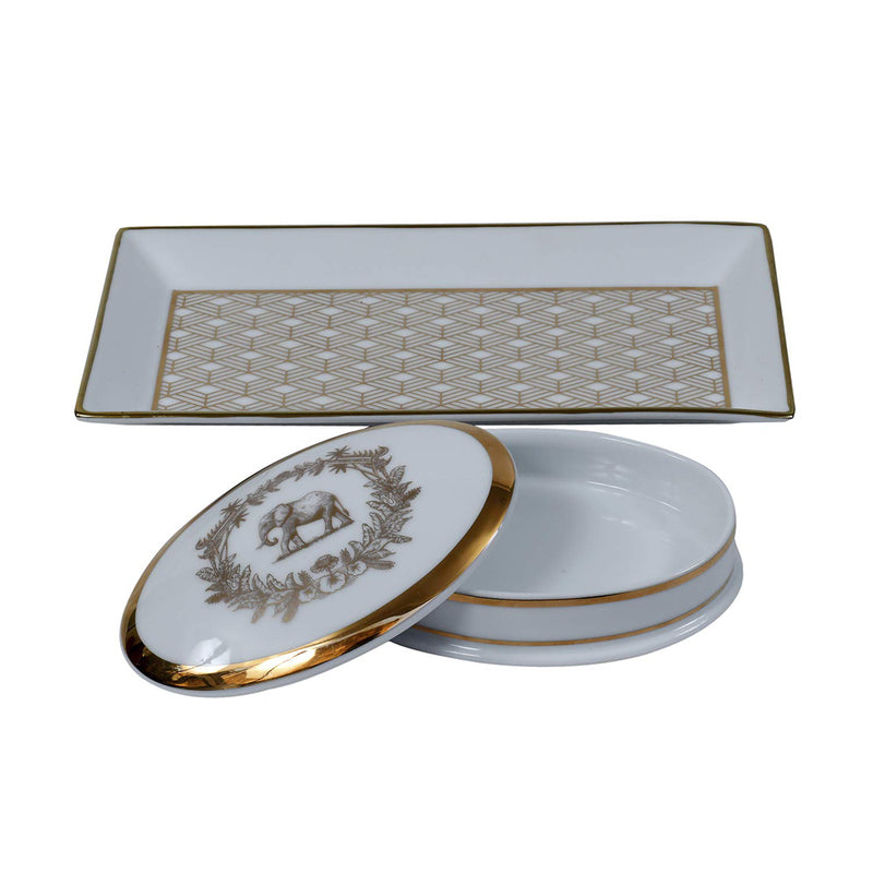 TRINKET TRAY AND BOX