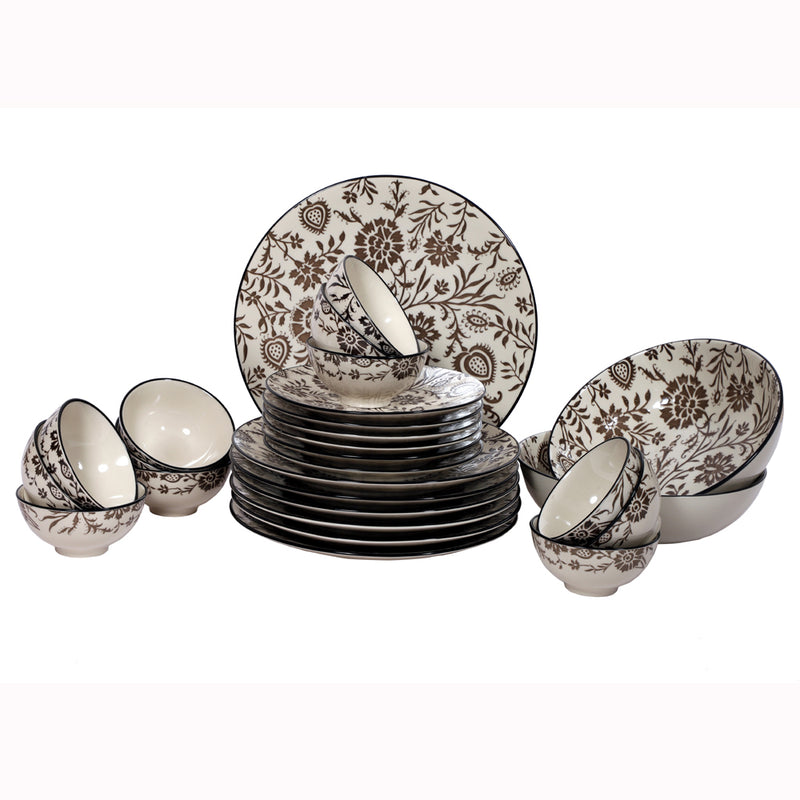 SULUR GREY - 21 PC. DINNER SET